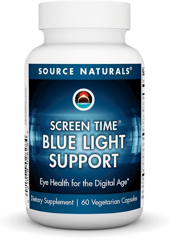 Source Naturals Screen Time Blue Light Support, 60 Vegetarian Capsules
