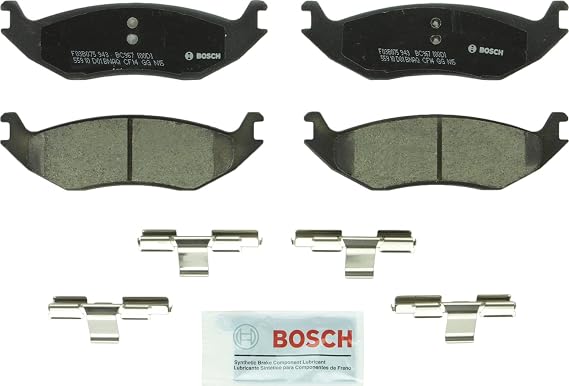 BOSCH BC967 QuietCast Ceramic Disc Brake Pad Set - Rear