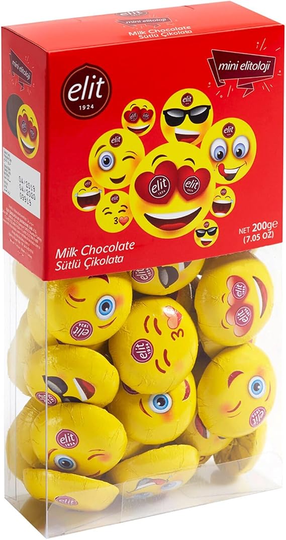 Elite Mini Elitology Emoji Milk Chocolate 175 g