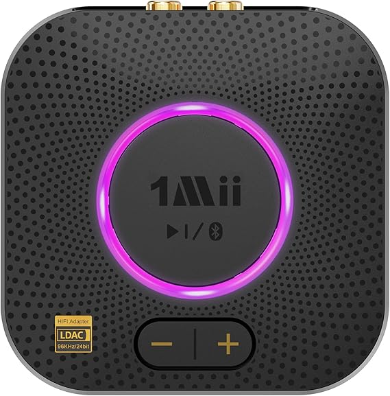 1Mii B06S+ LDAC Bluetooth Receiver for Home Stereo Hi-Res Music Streaming