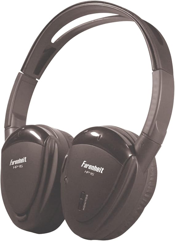 Farenheit HP-11S Swivel Ear Pad Single Channel Infrared Wireless Headphones