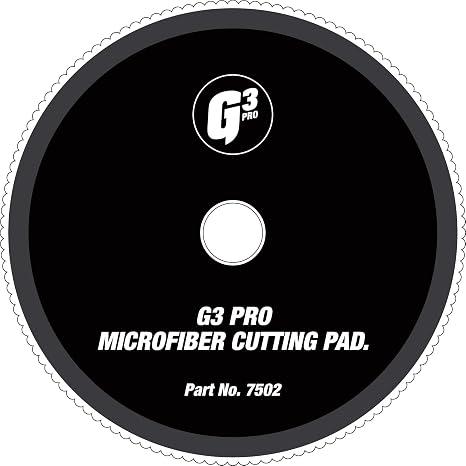G3 Pro Microfibre Cutting Pad 150mm (7502) – Heavy Cut DA Polishing Pad for Hard OE Paints – Trapezoid Shape for Edge Visibility and Control, Ideal for Fast Swirl & Defect Removal