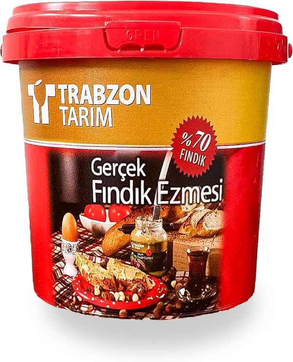 Trabzon Tarım%70 Fındık Ezmesi, Parçacıklı 1 KG