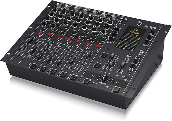 Behringer DX2000USB PRO MIXER Professional 7-Channel DJ Mixer, USB Audio Interface For Mac, DJ Controller DJ Decks, Sound Mixer Audio and DJ Equipment Full Setup with Equalizer