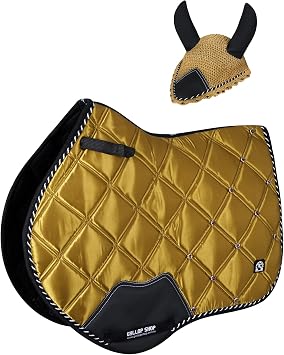 Gallop Shop Crystal-Adorned Close Contact Saddle Pad Sets