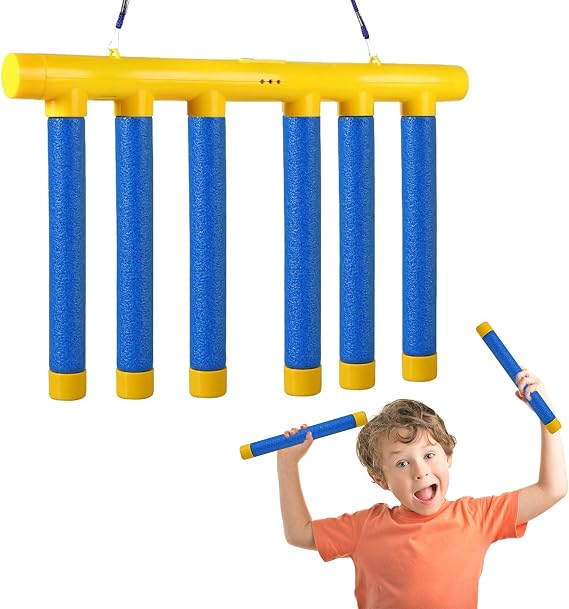 Catching Sticks Games,Falling Sticks Catching Game,Catch the Stick Game Training Toys, Drop It Catch It Win It Reaction Game,3 Dropping Speeds, Falling Sticks Catching Game for Kids & Adults (yellow)