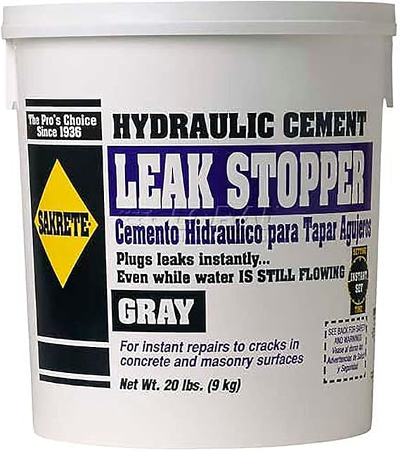 SAKRETE | Hydraulic Cement Leak Stopper - Gray | 20 lb