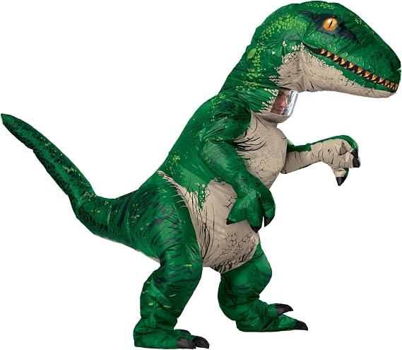Rubies at Party City Jurassic World: Dinosaur Inflatable Costume for Adults