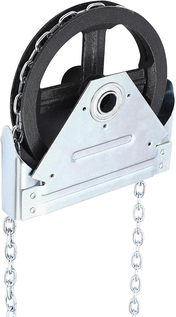 Garage Door Chain Hoist Opener -1:1 Reduced Drive, Direct Drive Chain Hoist for Roll Up Doors, Roller Shutter Doors, 330 Lbs Load Capacity