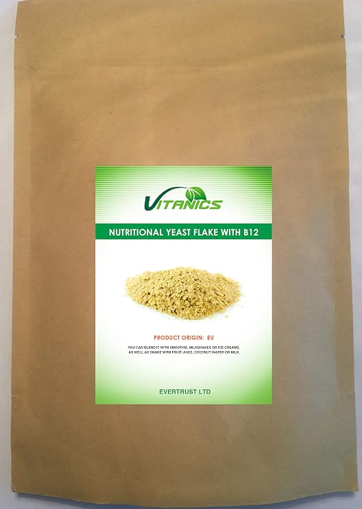 Premium Nutritional Yeast Flake Nutty Taste with Added B12 (Engevita) (1kg)