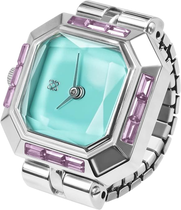 PASCAL Sofia Prism Watch Ring with 0.84 ct Lab-Grown Gemstone