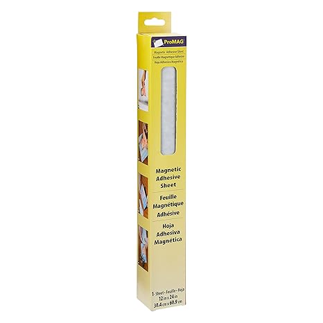 ProMAG 12" x 24" Magnetic Adhesive Sheet, 10 Pack