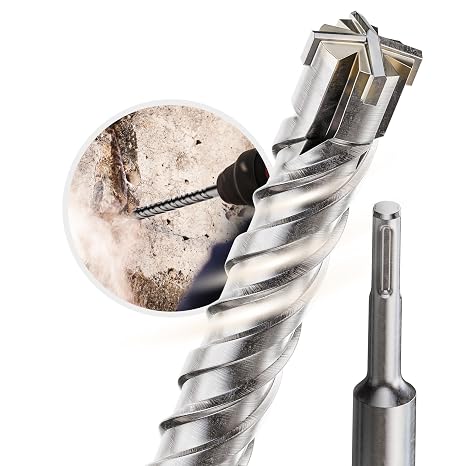 SDS Plus hammer drill bit/masonry drill bit 4-edged