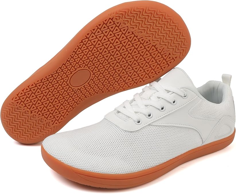Women's Men's Barefoot Trail-Running Shoes Wide Toe-Box Zero-Drop Sole Optimal Traction Transitional Shoe Beginners Lifestyle Inspired Minimalist Toe Breathable Sneakers Box Grounded Footwear