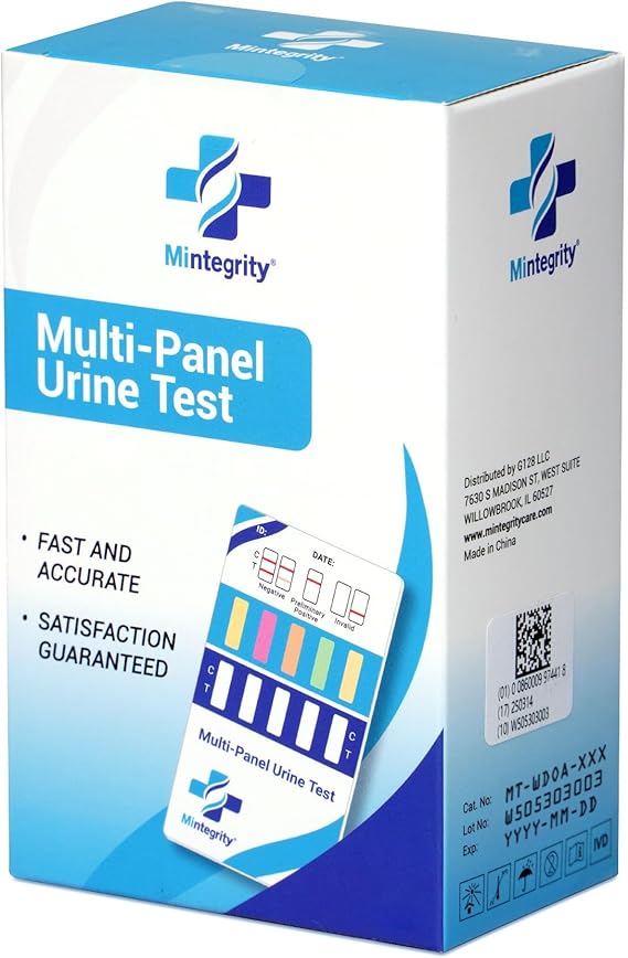 [50pk] - 12-Panel Multi-Drug Accurate Urine at Home Dip Test Kit (AMP/BAR/BUP/BZO/COC/MET/MDMA/MTD/OPI/OXY/PCP/THC) #MT-WDOA-6124