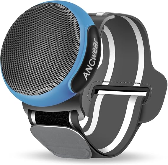 ANCwear Wearable Bluetooth Speaker with Clip, 3-Way Portable Mini Speaker