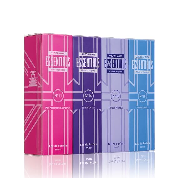 Milton-Lloyd Essentials for Her - Perfume for Women, 4-Pack Gift Set