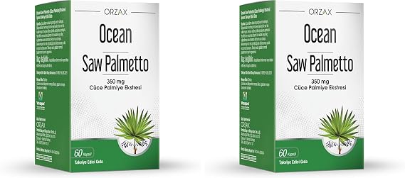 Orzax Ocean Saw Palmetto 350 Mg 60 Kapsül (2 paketi)