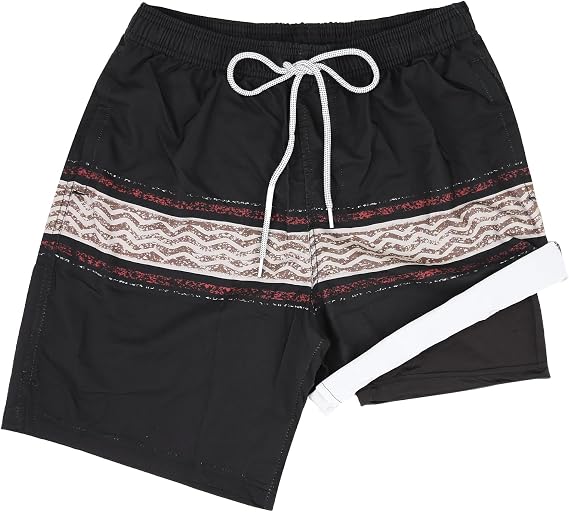 HEROBIKER Mens Swim Trunks Swimming Shorts Quick Dry Trunk with Mesh Lining for Beach Surfing Board