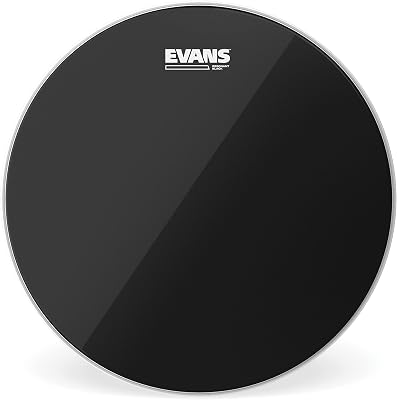 Evans Resonant Black Drumhead, 12 Inch