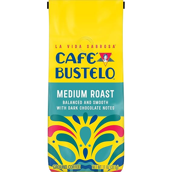 Cafe Bustelo Medium Roast Ground Coffee 11 Ounce Bag