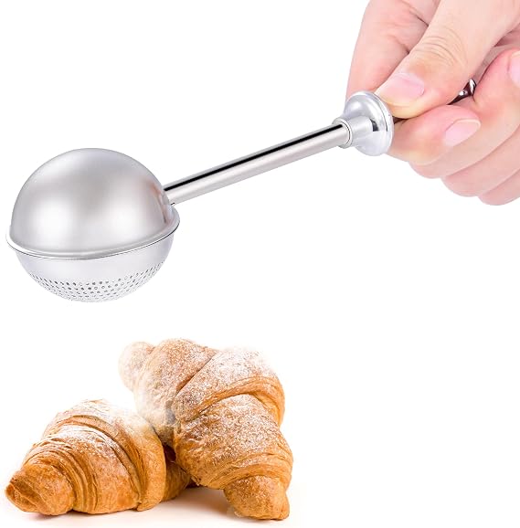 Flour Baking Sifter, Flour Sieve Bakers Dusting Wand