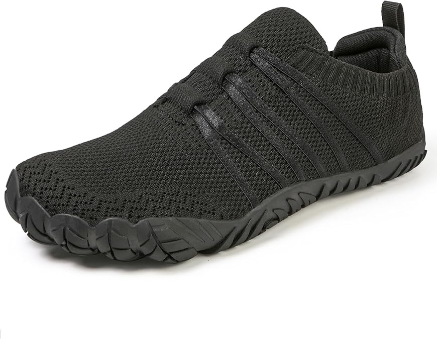 Unisex Barefoot Shoes for Men and Women with Wide Toe Box Zero Drop Design Minimalist Hike Footwear Water Shoes Five Finger Cross-Trainer Ideal for Walking Hiking and Grounding Activities