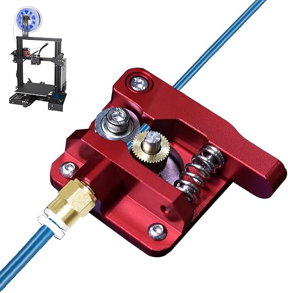 Extruder for Ender 3, 3d Printer Extruder, 3D Printer Aluminum Drive Feed Bowden Extruders Upgrade Accessories Kit for Ender 3