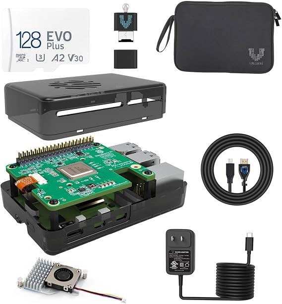 Vilros Raspberry Pi 5 AI Kit (8GB RAM-13 Tops)