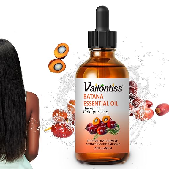 Batana Oil, Scalp & Hair Strengthening Oil, Batana Oil for Hair Growth, Dandruff Removal and Hair Strengthening for All Hair Types(Batana Oil, 2 Fl Oz)