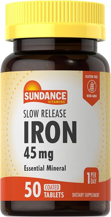 Sundance Iron 45mg Slow Release Pills | 50 Tablets