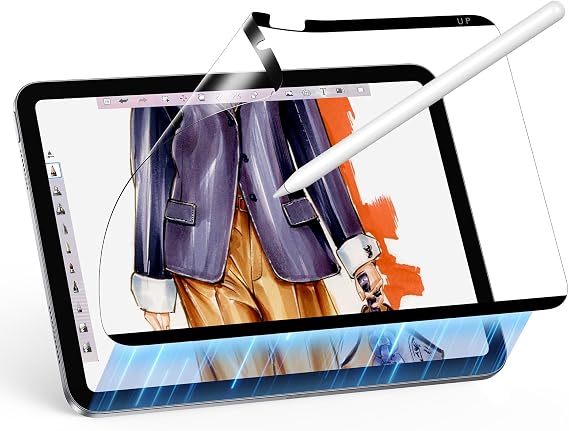 ESR Paper-Feel Magnetic Screen Protector for iPad A16 11th/10th | (11/10.9 Inch 2025/2022), Write and Draw Like on Paper, Detachable, Compatible with Tempered Film, Matte, Anti-Glare