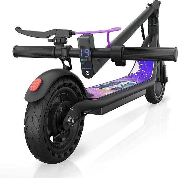 Aovowheel Electric Scooter for Adults, Folding E Scooter with 350W/500W Motor 16/24 Mph Top Speed, Max 19-23 Miles Long Range, 8.5''/10''/14''Tires Commuting Scooters with Dual Brakes System, APP