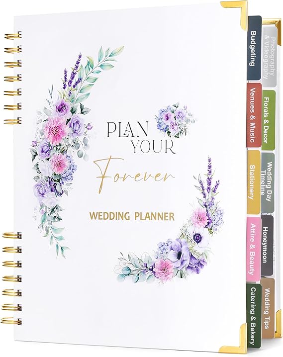 Wedding Planner Book and Organizer for Bride, 184 Pages