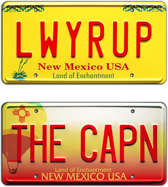Breaking Bad | LWYRUP + THE CAPN | Metal Stamped License Plates