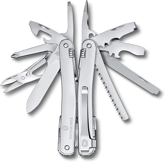 Victorinox Swiss Tool Spirit MX Clip Swiss Army Knife, 25 Functions
