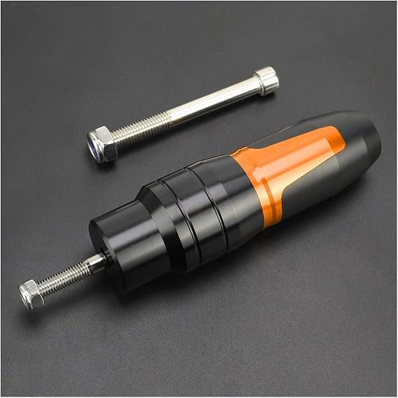 Motorcycle Frame Slider For Aprilia RS 660 RS660 For Tuono660 RSV4 1000 V4 Exhaust Slider Protector Falling Protection Engine Crash Pad Frame Sliders(C-Orange)