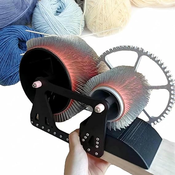 Wool Fiber Drum Carding Machine, Wool Carding Machine, Manual Wool Combing Machine, Sheep Fleece Drum Carder, Fast Color Mixing, Combing, Spinning, for DIY Craft Make Felt Animals~/