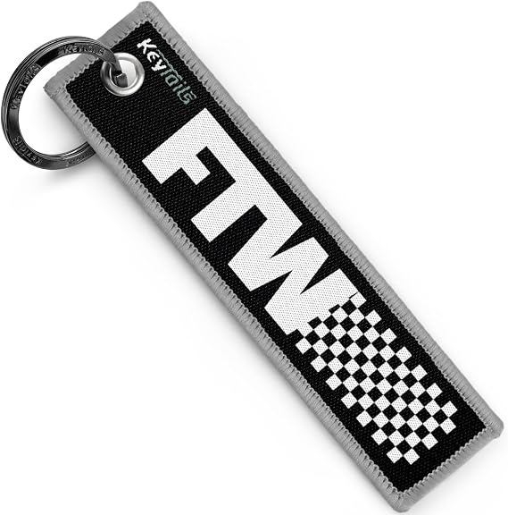 Keychains, Premium Quality Key Tag for Motorcycle, Car, Scooter, ATV, UTV [FTW - For The Win, Forever Two Wheels]