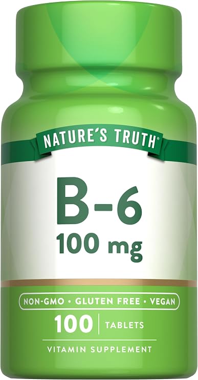 Nature's Truth B6 Vitamin | 100mg | 100 Tablets