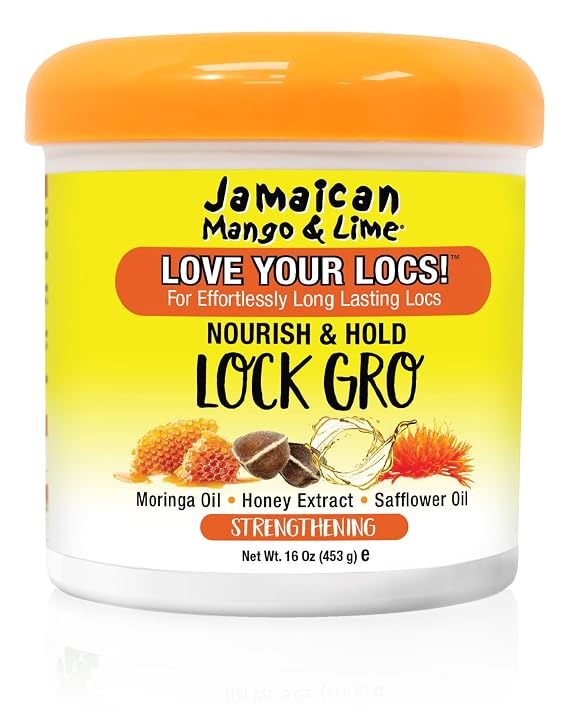 Jamaican Mango & Lime Love Your Locs Lock Gro Hydrating Scalp Spray for Locs, Braids & Twists Promotes Growth, Prevents Dryness & Itchiness Nourishing Shea Butter & Herbal Formula 16 oz