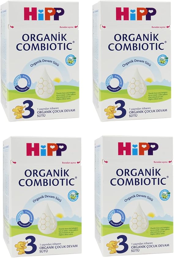 Hipp 3 Organic Combiotic 800 gr Continuation Milk 4 PIECES