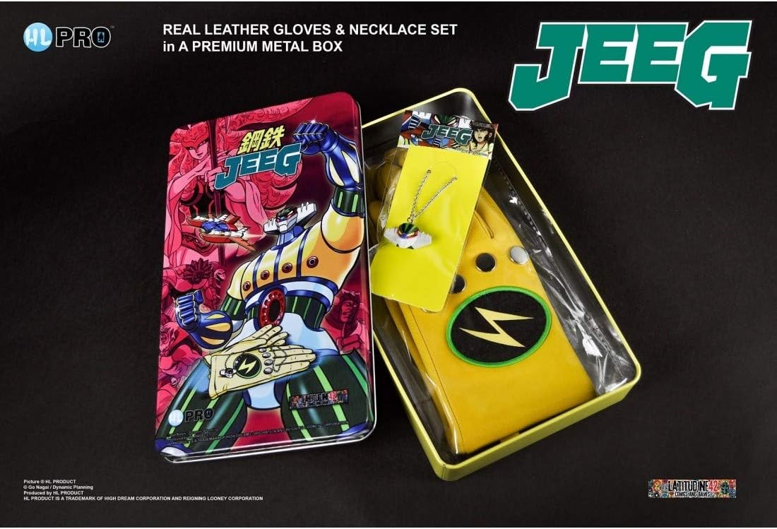 JEEG Steel Robot Metal Box Set GlovesNecklace GlovesNecklace Kotesu High Dream Medium