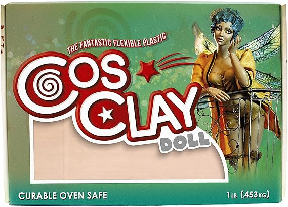 Cosclay Doll - Warm Beige - Soft - Flexible Polymer Clay (6lb)