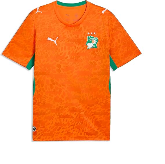 Puma Men's Kenya Ivory Coast Home Jersey Replica