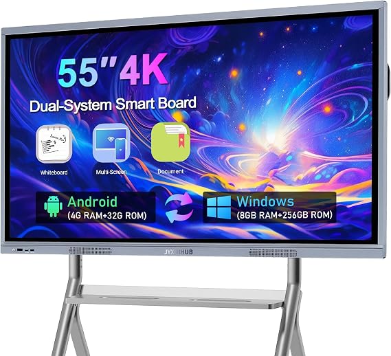 55" 4K Smart Board for Conference with Android & Windows