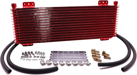 Radiator Pro Tru Cool 40K Transmission Oil Cooler 14 Row Radiator LPD47391 GVW Heavy Duty Radiator Fin Comb Kit