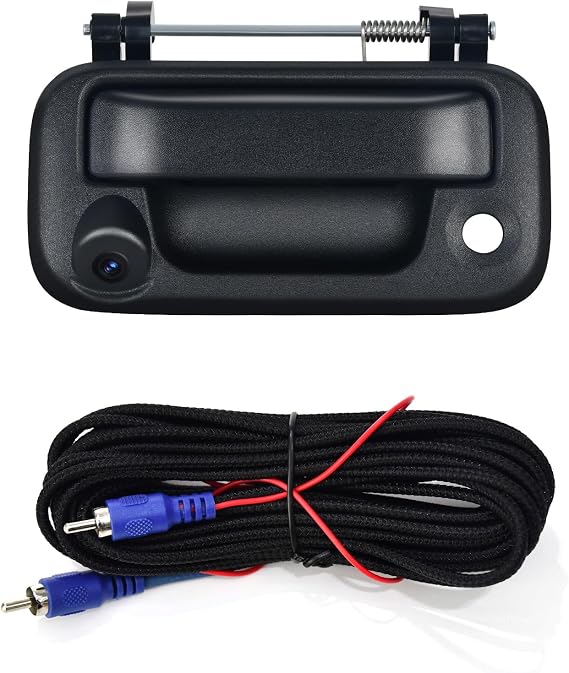 Dasaita Tailgate Handle Reverse Camera for Ford F150 250 350 550 2004-2014, Only Fit 1080P Navigation, Real AHD 1080P Rear View Camera Backup Camera with Wiring Harness/170 Wide Angle/IP68 Waterproof
