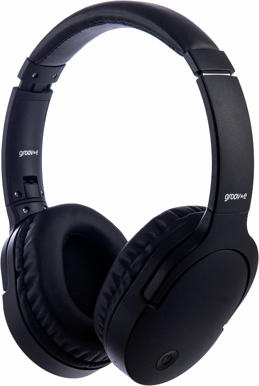 groov e Ultra - Wireless Bluetooth Headphones - Over the Ear Headphone with Noise Isolating Cushion, Wireless Charging & 30Hrs Audio Playback - Bluetooth & 3.5mm Audio Jack - Black