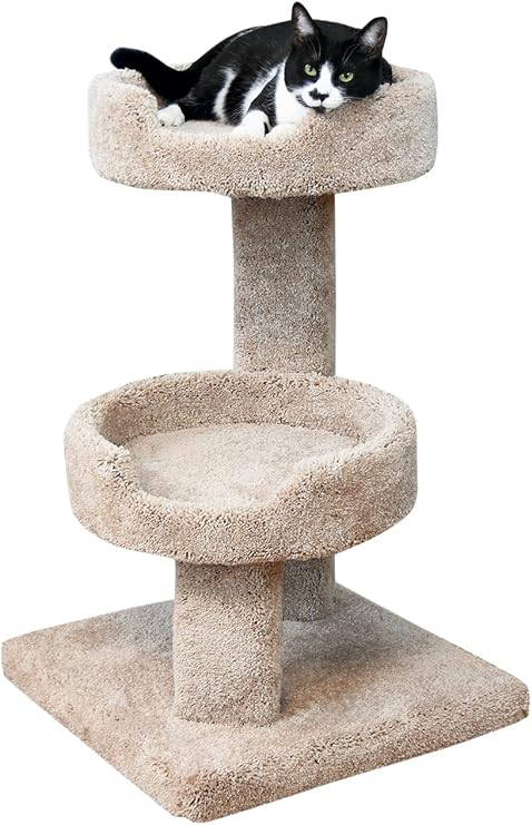 Prestige Cat Trees Beige Solid Wood Cat Sleeper, Large